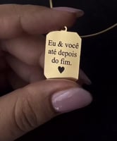 قلادة باسمك صورة من تحب