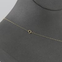 طقم ذهب بتصميم سداسي بأجزاء لماعة - عيار 18