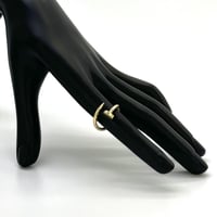 خاتم ذهب مسمار عيار 18 (R112)