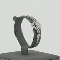 طقم ذهب ابيض تصميم الماس عيار 18