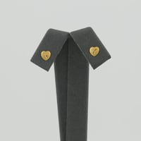 حلق ذهب اطفال قلب داخلة زهرة عيار 21