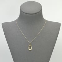 عقد ذهب تصميم اللباس عيار 18