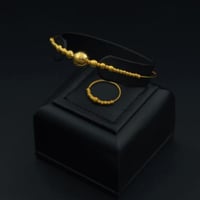 سوارة وخاتم ذهب عيار 21