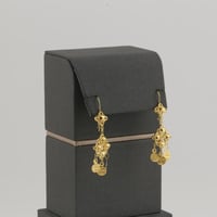 طقم ذهب مربعات الذهب ملفت - عيار21