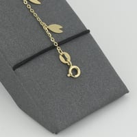 اسوارة ذهب برعم الزهرة عيار 18