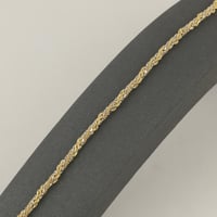 اسوارة ذهب مبروم لونين مميزة - عيار 18