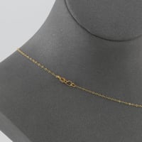 عقد ذهب حلقات مميزة بتصميم حلقة سداسية - عيار 21