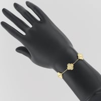 اسوارة ذهب خمس ازهار عيار 18