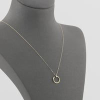 عقد ذهب مسمار عيار 18