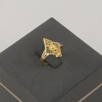 خاتم ذهب نسائي عيار 21 (R858)