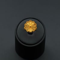 خاتم ذهب وردة عيار 21