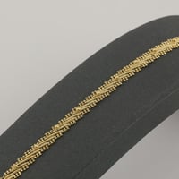 اسوارة ذهب كرات الذهب البارزة - عيار 18