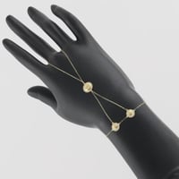 كف ذهب دائري بتصميم فريد - عيار 18