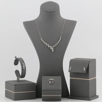 طقم ذهب خلايا تصميم الماس عيار 18