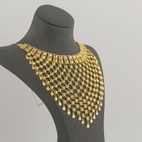 طقم ذهب مربعات الذهب ملفت - عيار21