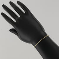 اسوارة ذهب مبروم ناعم - عيار 18