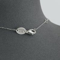 عقد ذهب ابيض الفراشة بلون ابيض عيار 18