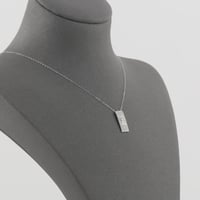 عقد ذهب ابيض موناكو - عيار 18