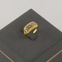 خاتم ذهب نسائي عيار 21 (R860)