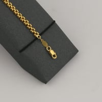 اسوارة ذهب بتصميم سوار ساعة ناعم - عيار 21