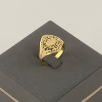 خاتم ذهب نسائي عيار 21 (R818)