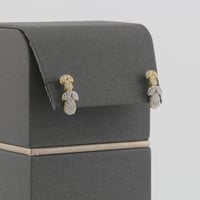 طقم ذهب اشجار تصميم الماس عيار 18