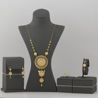 طقم ذهب كرسي جابر - عيار 21