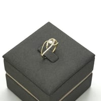 خاتم ذهب تصميم الماس عيار 18 (R117)