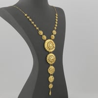 طقم ذهب كرسي جابر - عيار 21