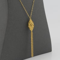 سبحة ذهب بيضاوي هندسي عيار 21