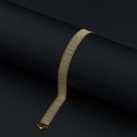 سوارة ذهب لونين نسائي عيار 18