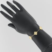 اسوارة ذهب خمس ازهار عيار 18