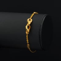 سوارة ذهب انفنتي ساده عيار 21