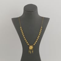 عقد ذهب كرسي جابر - عيار 21