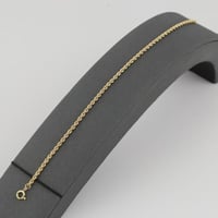 اسوارة ذهب مبروم ناعم - عيار18