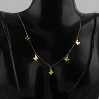 تشوكر ذهب فراشات - عيار 21