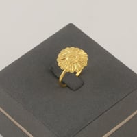 خاتم ذهب كرسي جابر عيار 21 (R840)