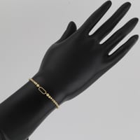 اسوارة ذهب مبروم مع كرات الليزر - عيار 18