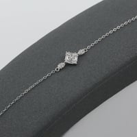 اسوارة ذهب جاذبية الذهب الابيض عيار 18