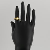 خاتم ذهب معين وردة سبيكة - عيار 21