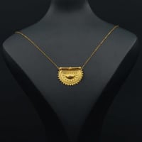 عقد براشي (أبيض) ذهب عيار 21