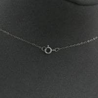 عقد ذهب ابيض موناكو - عيار 18