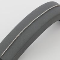 اسوارة ذهب تنس ابيض عيار 18