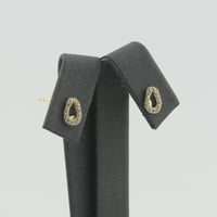 طقم ذهب اطفال زهرة تصميم الماس عيار 18