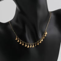 تشوكر ذهب فراشة مطفي - عيار 21