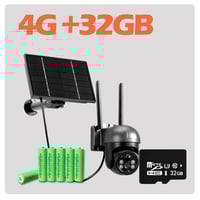 كاميرا بالطاقة الشمسية بطاقة Sim 4G