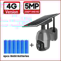 كاميرا مراقبة بالطاقة الشمسية بشريحة 4G LTE