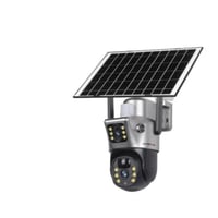 كاميرا بالطاقة الشمسية عدستين مزدوجه 4G