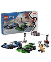 LEGO F1 Grid witVCARB & Sauber Race Cars
