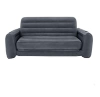 انتكس بول اوت اريكة نفخ ، رمادي - 66552